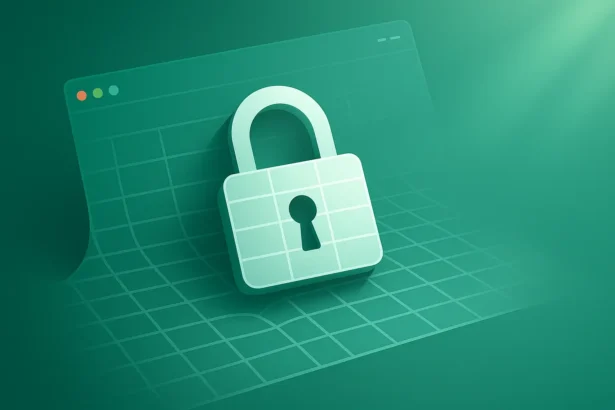 How to Password Protect an Excel File